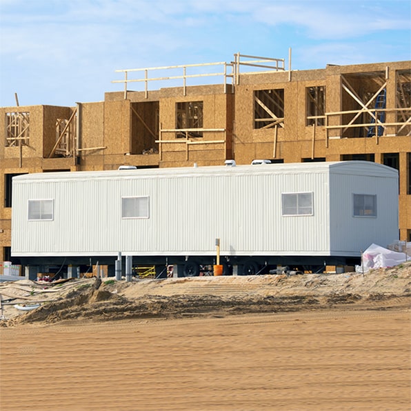 our construction trailers include features such as hvac, lighting, and electrical outlets